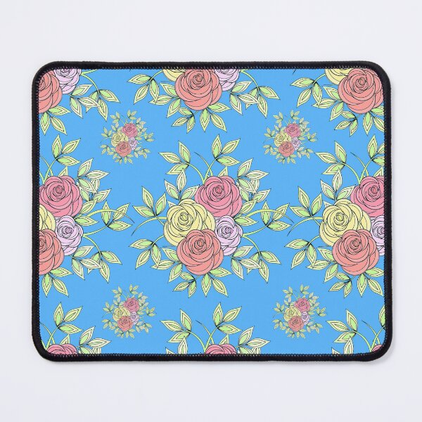 Item preview, Colored Roses Floral Pattern designed and sold by radikaldezignz.