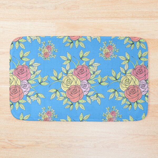 Item preview, Colored Roses Floral Pattern designed and sold by radikaldezignz.
