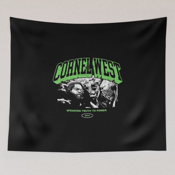 Item preview, Vintage Green Hardcore Cornel West 2024 designed and sold by Justin House.