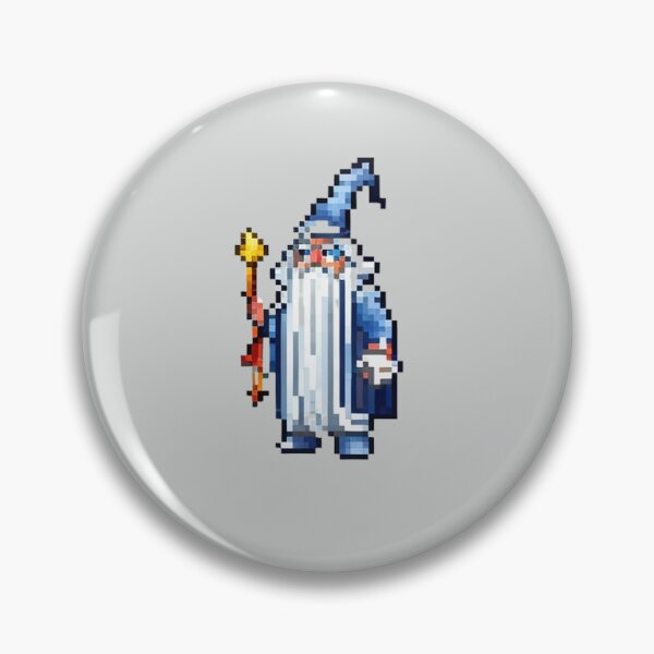 Item preview, Pixel Wizard Sorcerer Design Print  designed and sold by randomtdesigns.