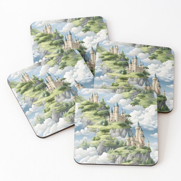 Item preview, Castles Pattern 4 designed and sold by DigitalPatternx.