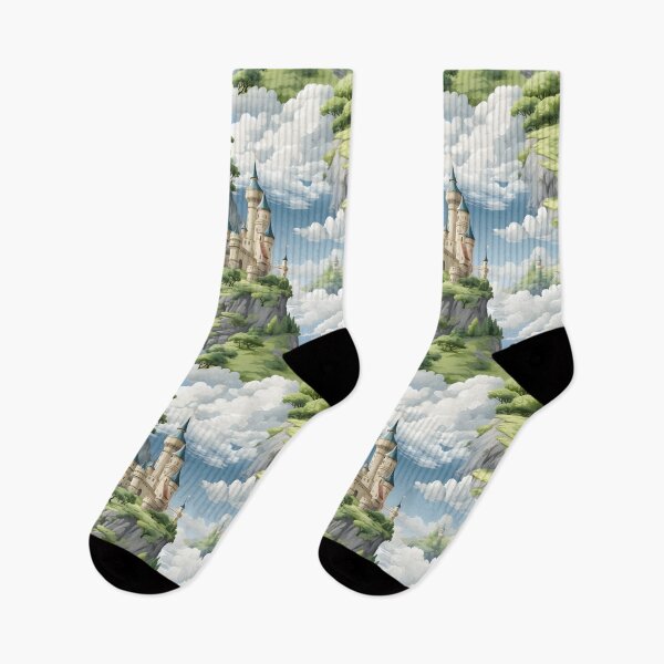 Item preview, Castles Pattern 4 designed and sold by DigitalPatternx.