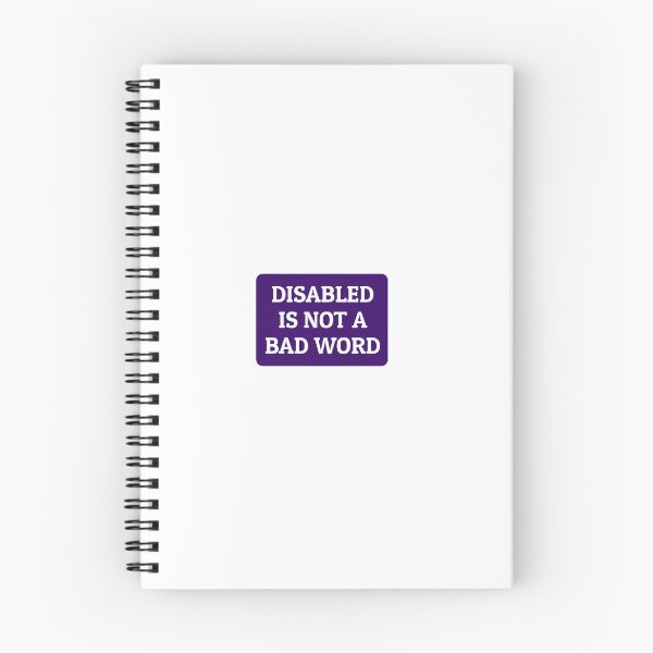 Item preview, Disabled Is Not A Bad Word   designed and sold by Inspirationmotivation.