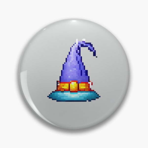 Artikelvorschau, Pixel-Hexe-Hut-Design-Druck entworfen und verkauft von randomtdesigns.