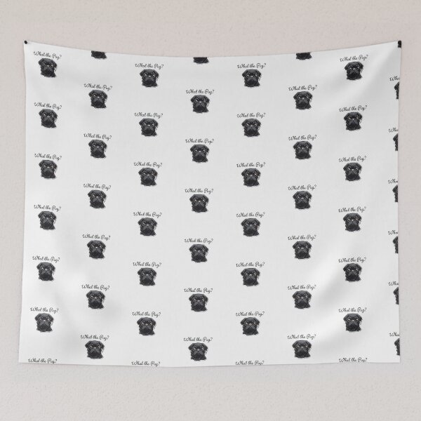 Item preview, What the Pug? designed and sold by Pug Life Prints.