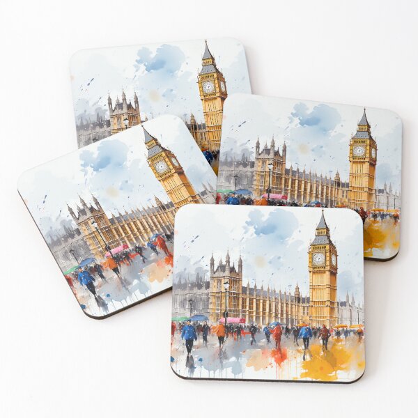 Item preview, Big Ben Rainy Day designed and sold by Gravitylessarts.