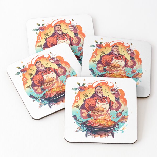 Item preview, Fathers day Grill Master Dad, BBQ Art Cooking Master Grilling King Time Grillmaster Season King designed and sold by MartynGrey.