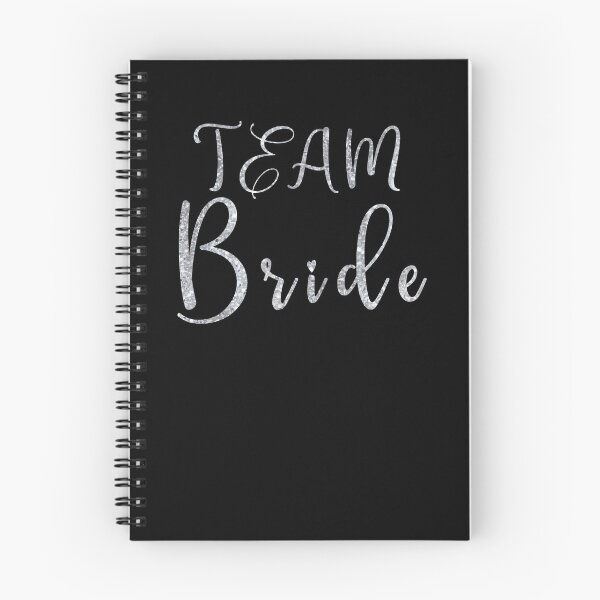 Item preview,  Gather with Brilliance: Elevate Your Hen Party with the Chic "Team Bride" Text in Shimmering Silver designed and sold by EmeraldeaArt.