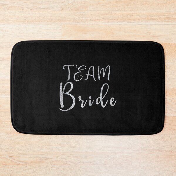 Item preview,  Gather with Brilliance: Elevate Your Hen Party with the Chic "Team Bride" Text in Shimmering Silver designed and sold by EmeraldeaArt.