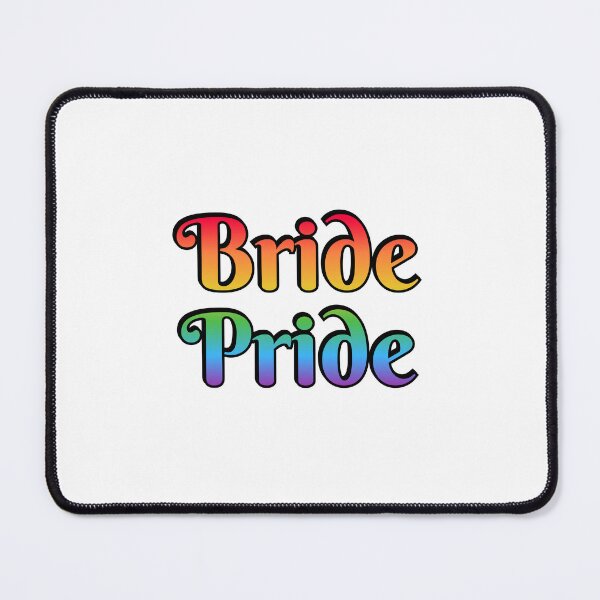 Item preview, Bride Pride - gay rainbow flag designed and sold by Inspirationmotivation.