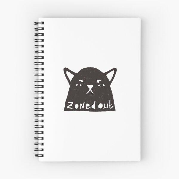 Item preview, Zoned out cat drawing designed and sold by Fadacota.