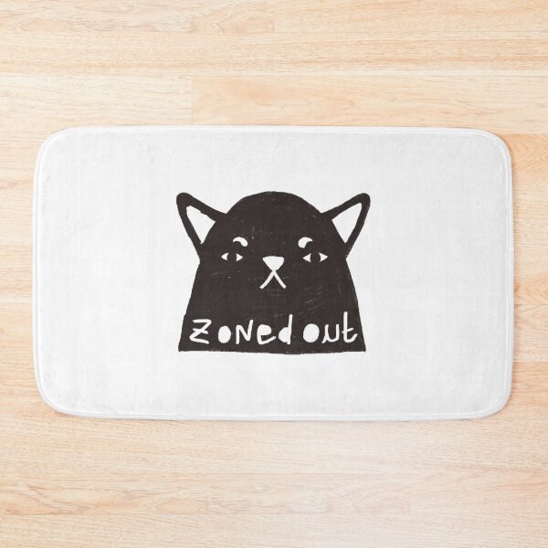 Item preview, Zoned out cat drawing designed and sold by Fadacota.