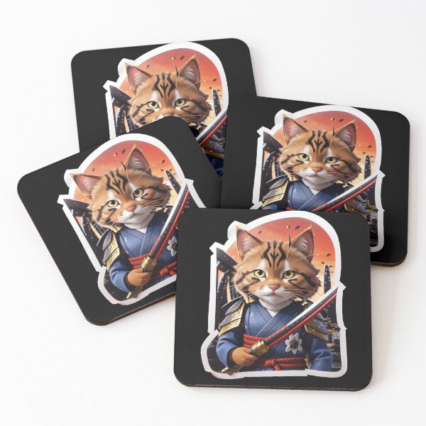 Item preview, Samurai Cat  designed and sold by TrendyPalette.