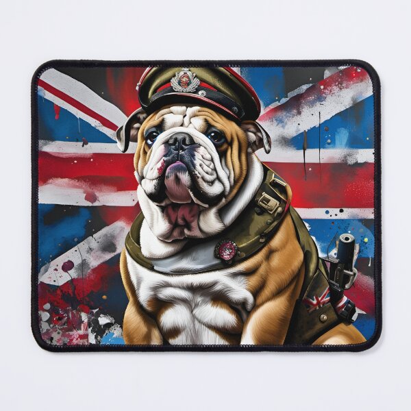 Item preview, English Bulldog British Army Officer Soldier designed and sold by Ameiva-Apparel.