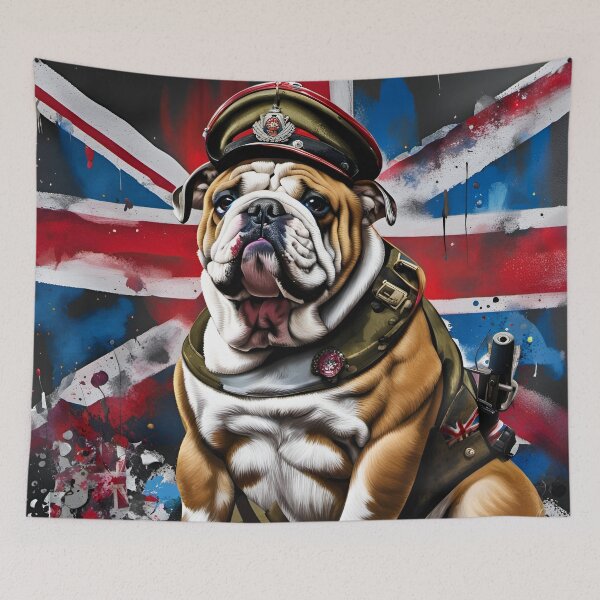 Item preview, English Bulldog British Army Officer Soldier designed and sold by Ameiva-Apparel.
