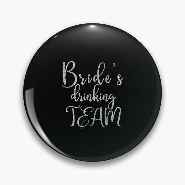 Item preview,  Come Together and Revel: Brides Sipping Squad - Gleaming Silver Calligraphy Script designed and sold by EmeraldeaArt.