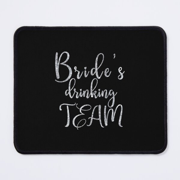 Item preview,  Come Together and Revel: Brides Sipping Squad - Gleaming Silver Calligraphy Script designed and sold by EmeraldeaArt.