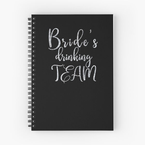 Item preview,  Come Together and Revel: Brides Sipping Squad - Gleaming Silver Calligraphy Script designed and sold by EmeraldeaArt.
