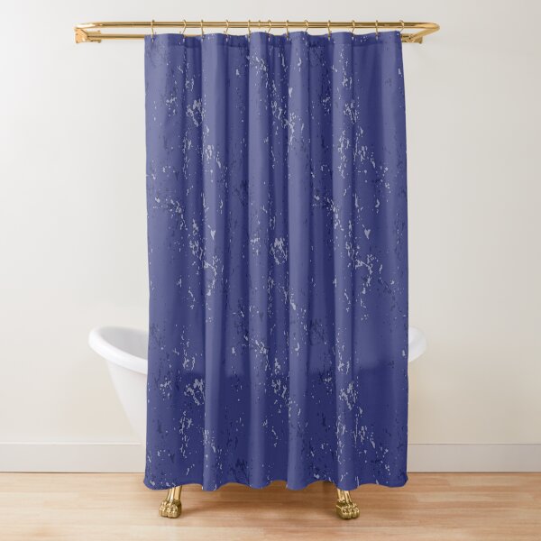 Blue Tex Shower Curtain