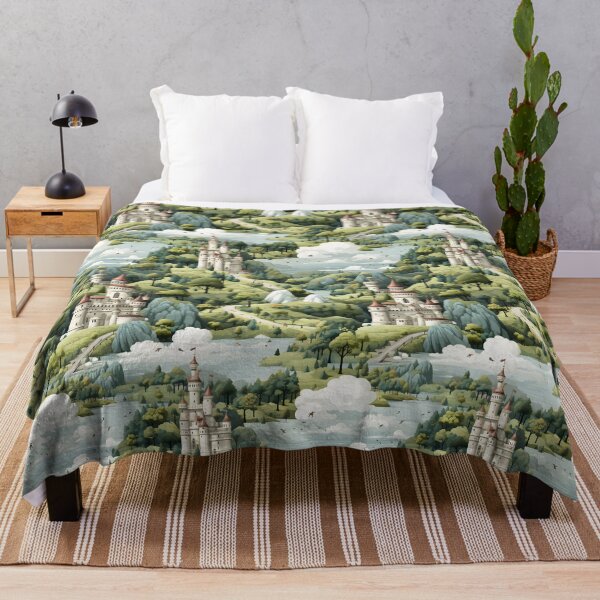 Item preview, Castles Pattern 5 designed and sold by DigitalPatternx.