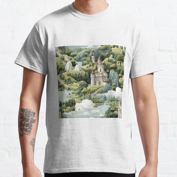 Item preview, Castles Pattern 5 designed and sold by DigitalPatternx.