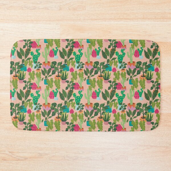 Item preview, Indoor Jungle - peach designed and sold by Courtney Nicholls.