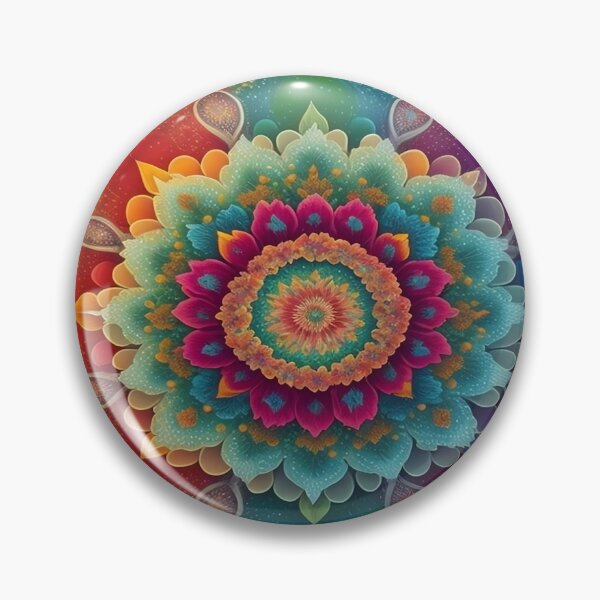 Item preview, Celestial Harmony: Rainbow Mandala designed and sold by Dshoppin.