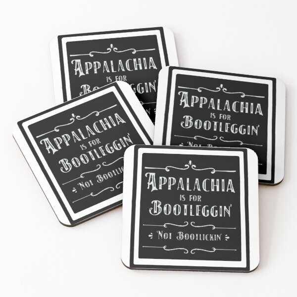 Artikelvorschau, Appalachia steht für Bootleggin', nicht für Bootlickin' (LABEL - SCHWARZ) entworfen und verkauft von PidgeyOtt.