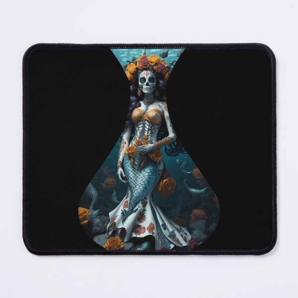 Item preview, Sirenas Dia de La Muerte in a Bottle Mermaid designed and sold by SirenasWorld.