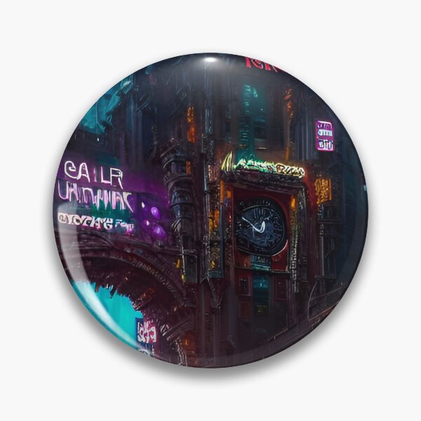 Item preview, Downtown Cityscape - Cyber City Scene designed and sold by Delerat7.