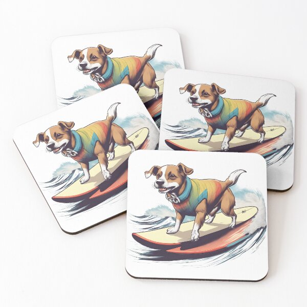 Item preview, Dog on Surfboard designed and sold by Realizey.