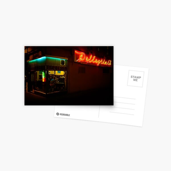 Pellegrinis at NIght Postcard
