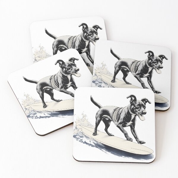 Item preview, Dog on Surfboard designed and sold by Realizey.