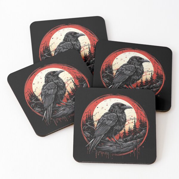 Item preview, Black Raven on a Branch designed and sold by Lajon97.