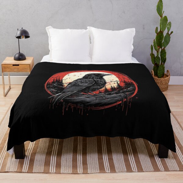 Item preview, Black Raven on a Branch designed and sold by Lajon97.