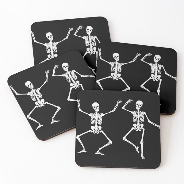 Item preview, Groovy Halloween Dancing Skeletons - Join the Spooky Dance Party designed and sold by ElLocoMus.