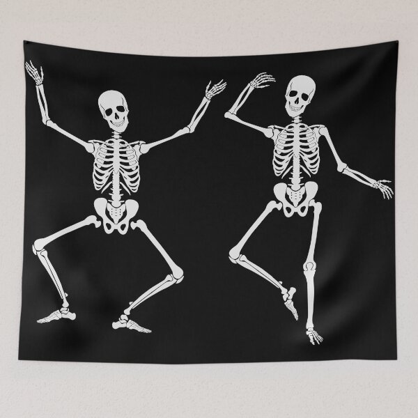 Item preview, Groovy Halloween Dancing Skeletons - Join the Spooky Dance Party designed and sold by ElLocoMus.