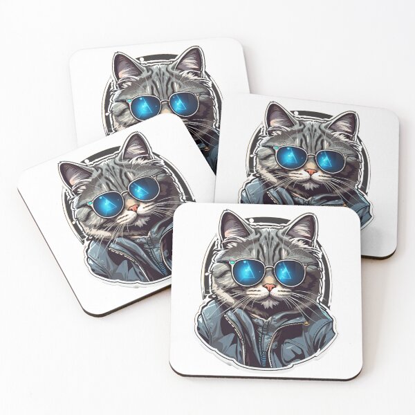Item preview, Cool Cat Trend - Unique with Cat Wearing Sunglasses for Fashion Enthusiasts designed and sold by sadsapiens.