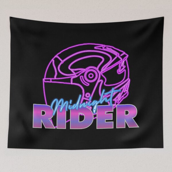 Item preview, Midnight Rider | Neon Helmet designed and sold by ZMorrisDesigns.