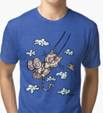 Swinging Cat Tri-blend T-Shirt