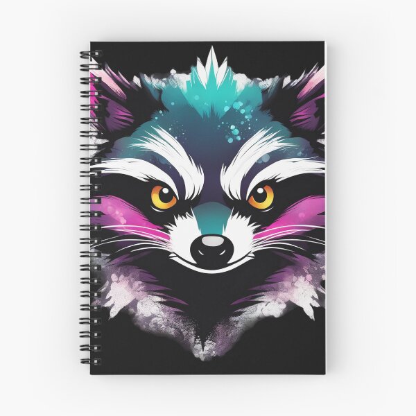 Item preview, Watercolor Raccoon Face designed and sold by TodoDecoArt.