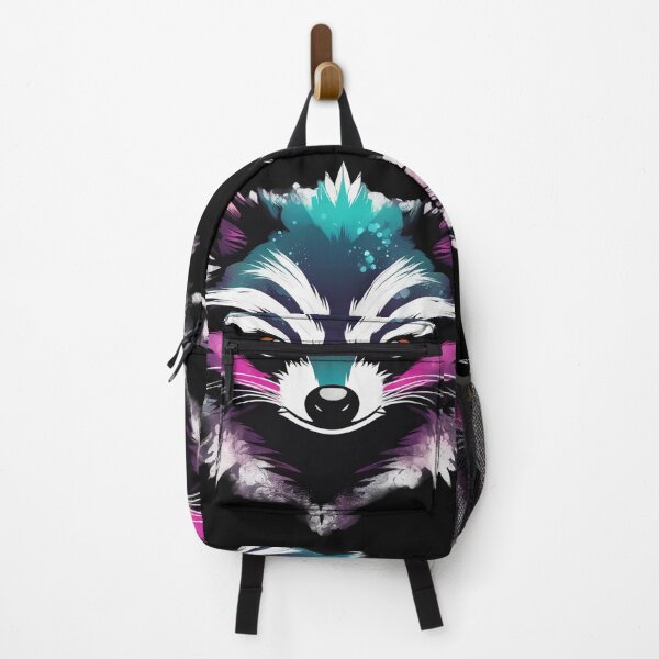 Item preview, Watercolor Raccoon Face designed and sold by TodoDecoArt.