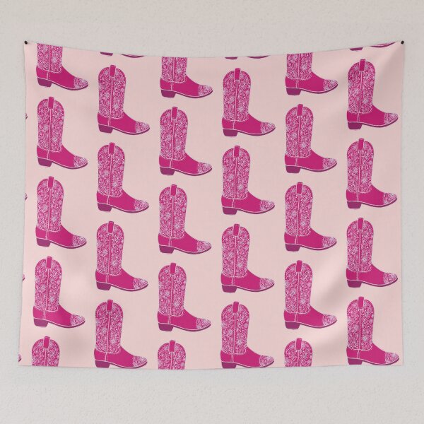 Item preview, Bright Pink Floral Cowboy Boot designed and sold by Giulia  Palazzo.