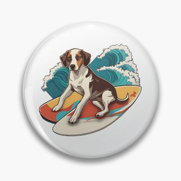Item preview, Dog on Surfboard designed and sold by Realizey.