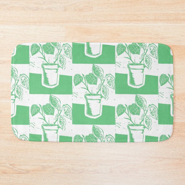 Item preview, Prayer Plant Linocut designed and sold by inkandhue.