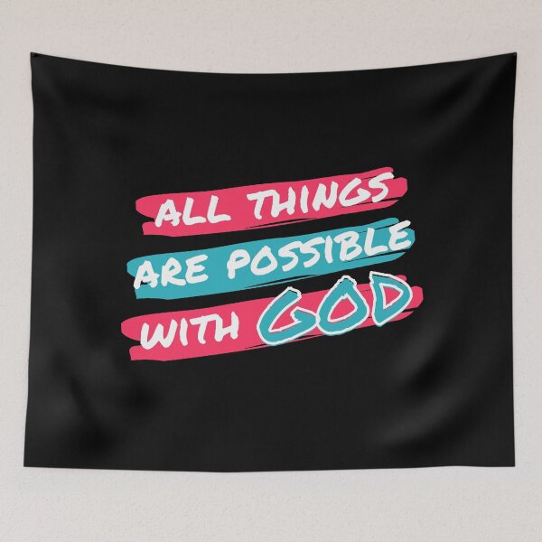 Item preview, All things are possible with God designed and sold by Brasilia.