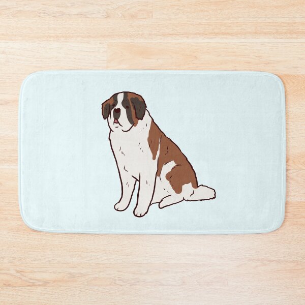 Item preview, Saint Bernard sitting illustration  designed and sold by Mayarart.