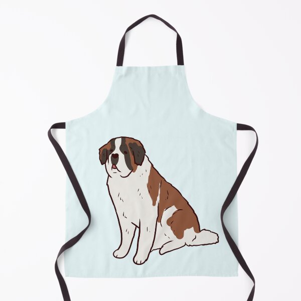 Item preview, Saint Bernard sitting illustration  designed and sold by Mayarart.