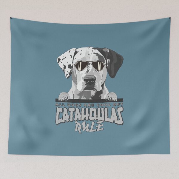 Item preview, All Dogs Are Cool But Catahoulas Rule - Catahoula Leopard Dog Lover designed and sold by lovealva.