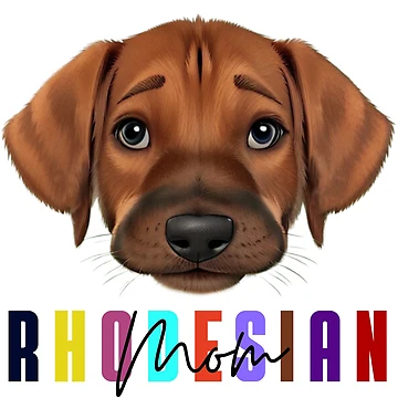 Artwork thumbnail, Rhodesian Ridgeback Puppy - Rhodesian Mom by ChickNickStudio